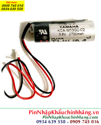 Yamaha KCA-M53G0-02; Pin nuôi nguồn Yamaha KCA-M53G0-02 lithium 3.6v 2700mAh, Xuất xứ NHẬT